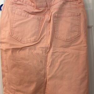 Charter Club Coral Denim Skirt